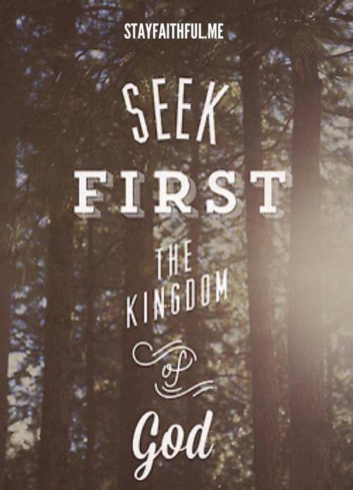 Seek FIRST